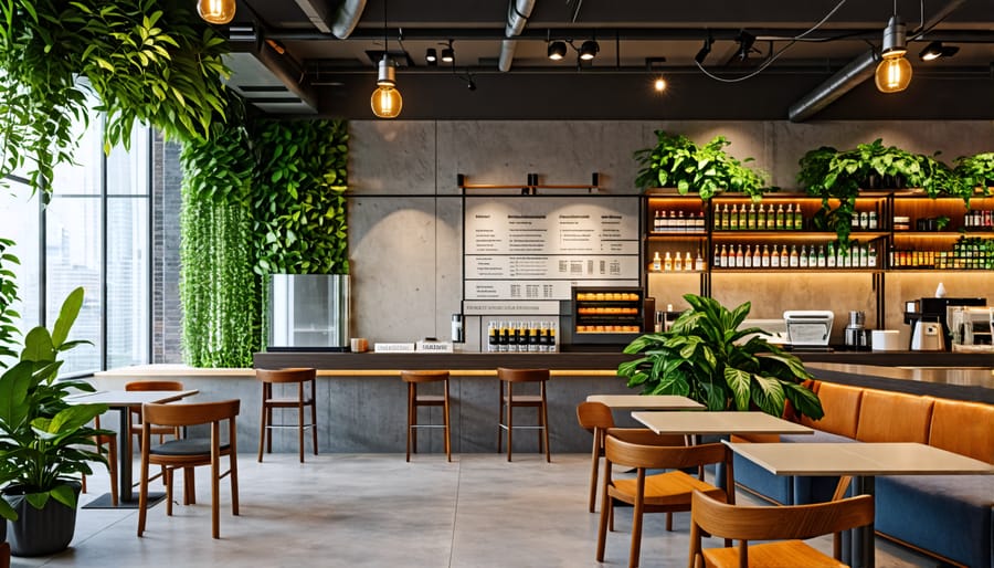 A Toronto wellness café featuring kratom teas and products on display